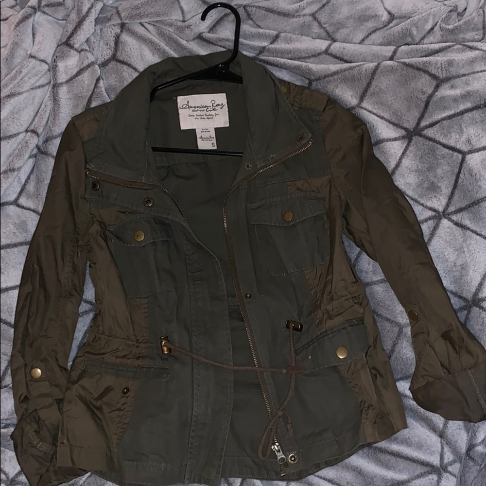 Army green jacket